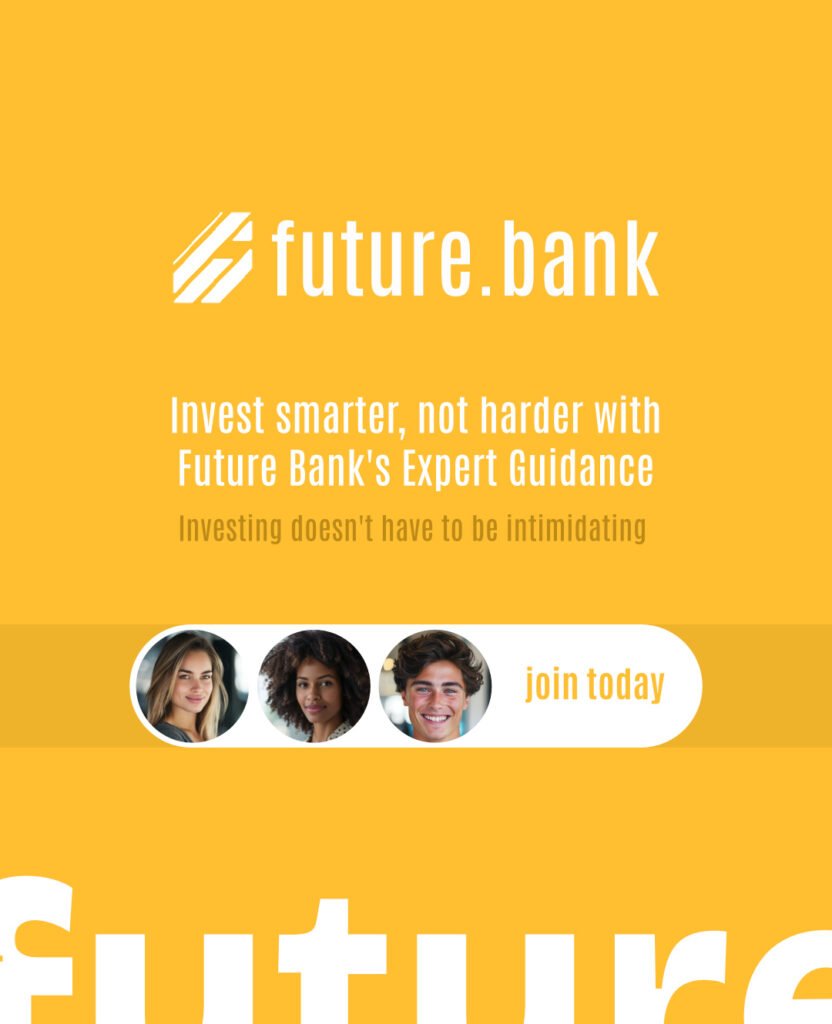 Eye-catching social media graphic promoting Future Bank's rewards program