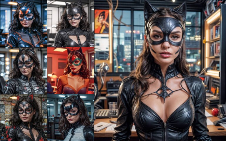 One Model, Many Styles. Cat-Woman edition.