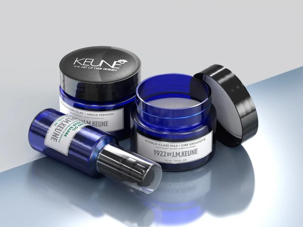 Keune Packshot 3D Product visualization render